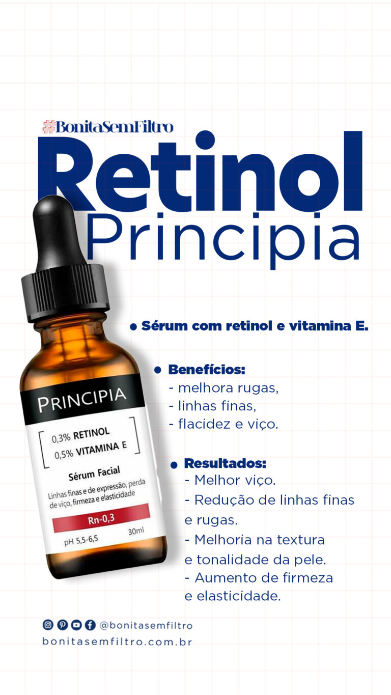Resenha Retinol Principia - Bonita Sem Filtro