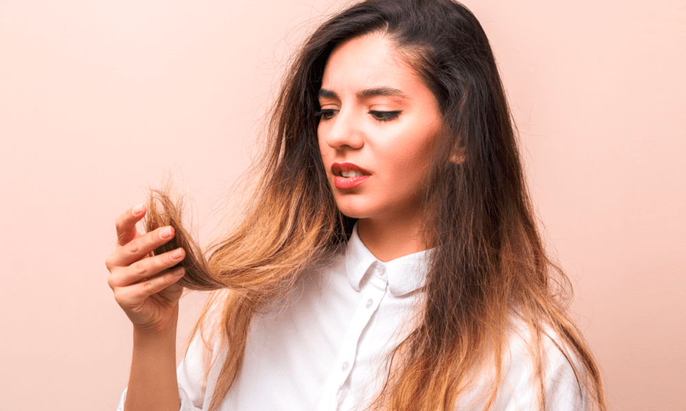Cabelo ressecado