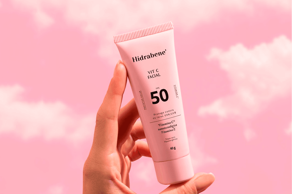Protetor Solar Vit C Facial FPS 50 Hidrabene