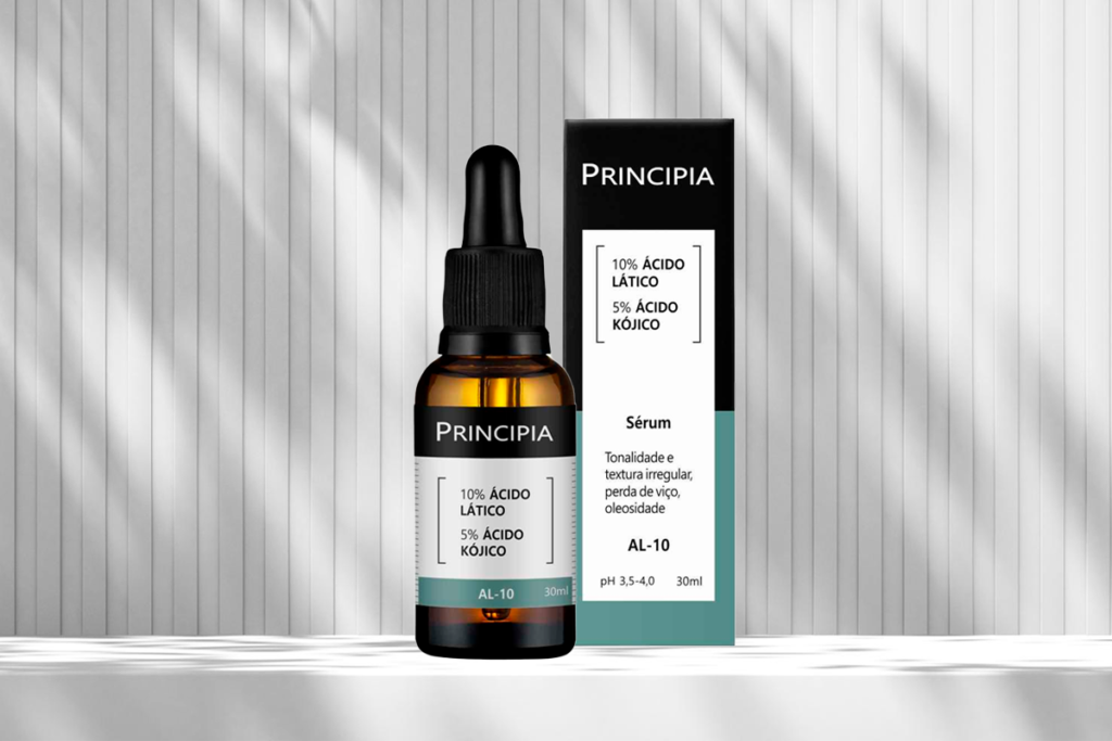 A fórmula do Sérum de Ácido Lático e Kójico Principia
