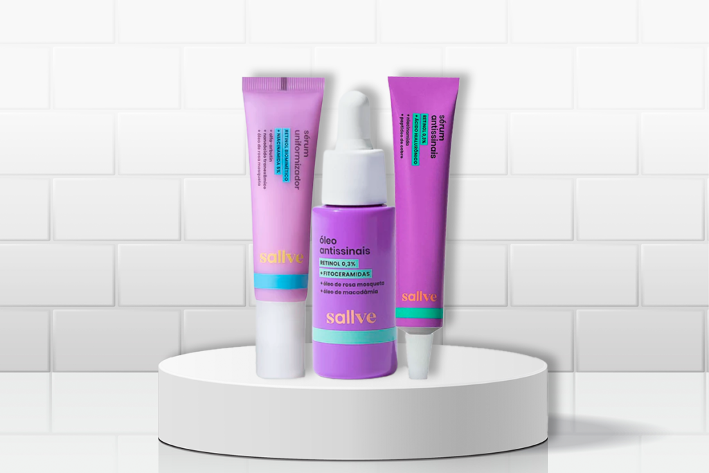Retinol Sallve conheça algumas opções da marca