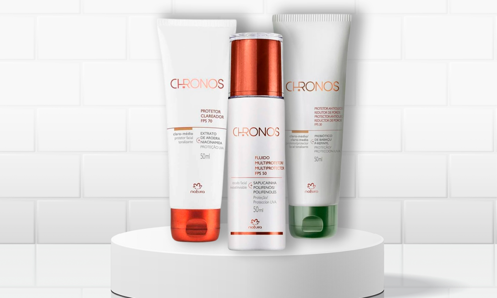 Natura Chronos Protetor Solar:conheça os produtos da linha
