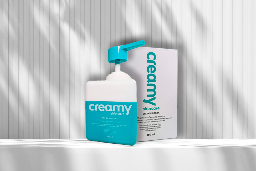 Gel de Limpeza Creamy Limpador Suave Antioleosidade