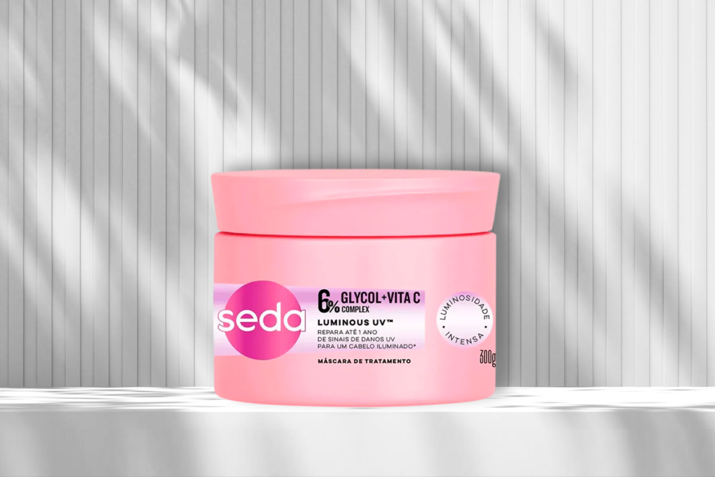 Máscara Capilar Seda Luminos UV Glycol 6% + Vita C Complex
