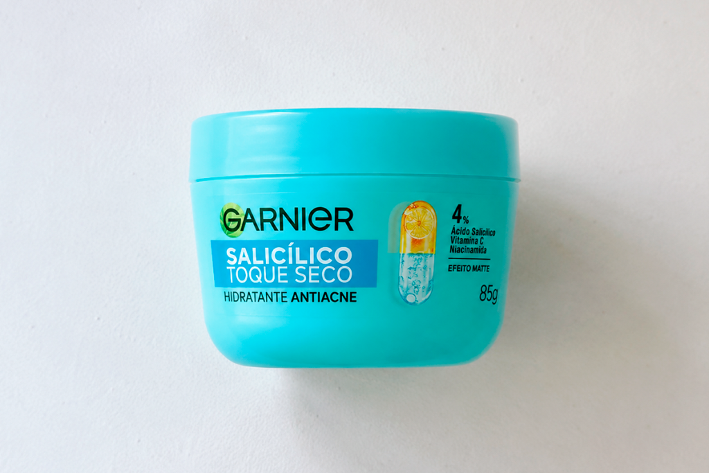 Resenha Hidratante Facial Toque Seco Antiacne Garnier