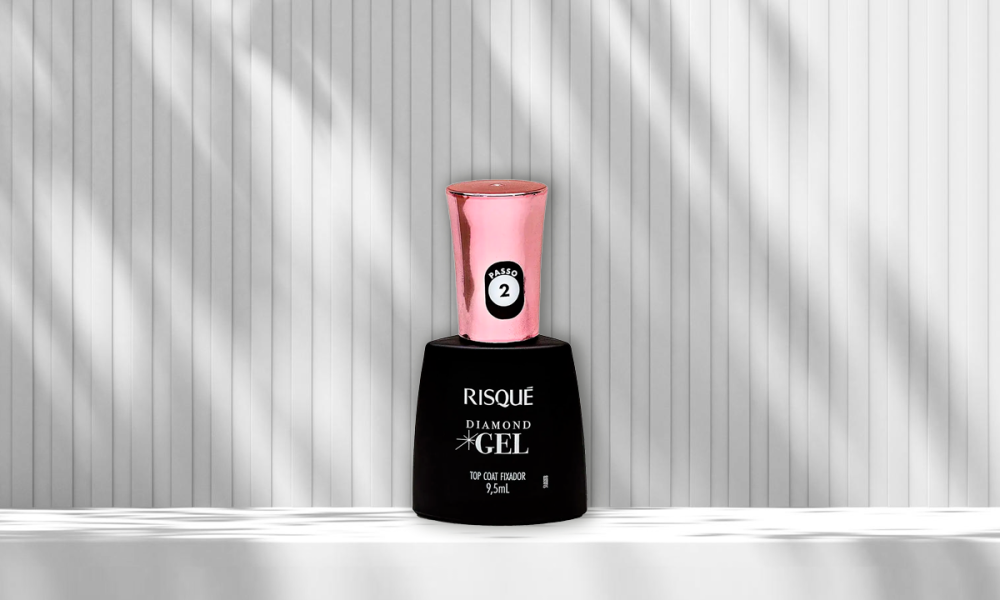 Resenha Risqué Top Coat Fixador Diamond Gel Cremoso
