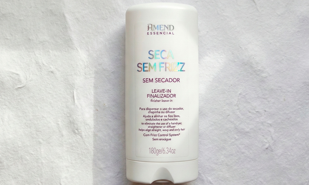 Resenha Leave-in Finalizador Amend Seca Sem Frizz