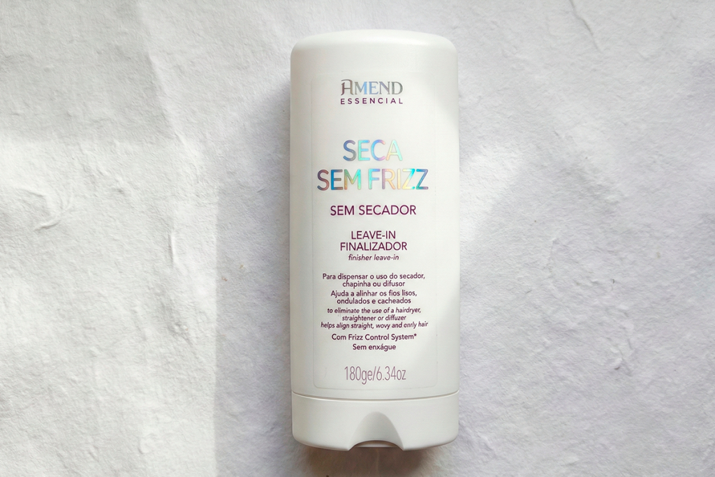 Resenha Leave-in Finalizador Amend Seca Sem Frizz