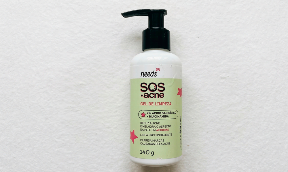 Resenha Gel de Limpeza Facial Needs SOS Acne
