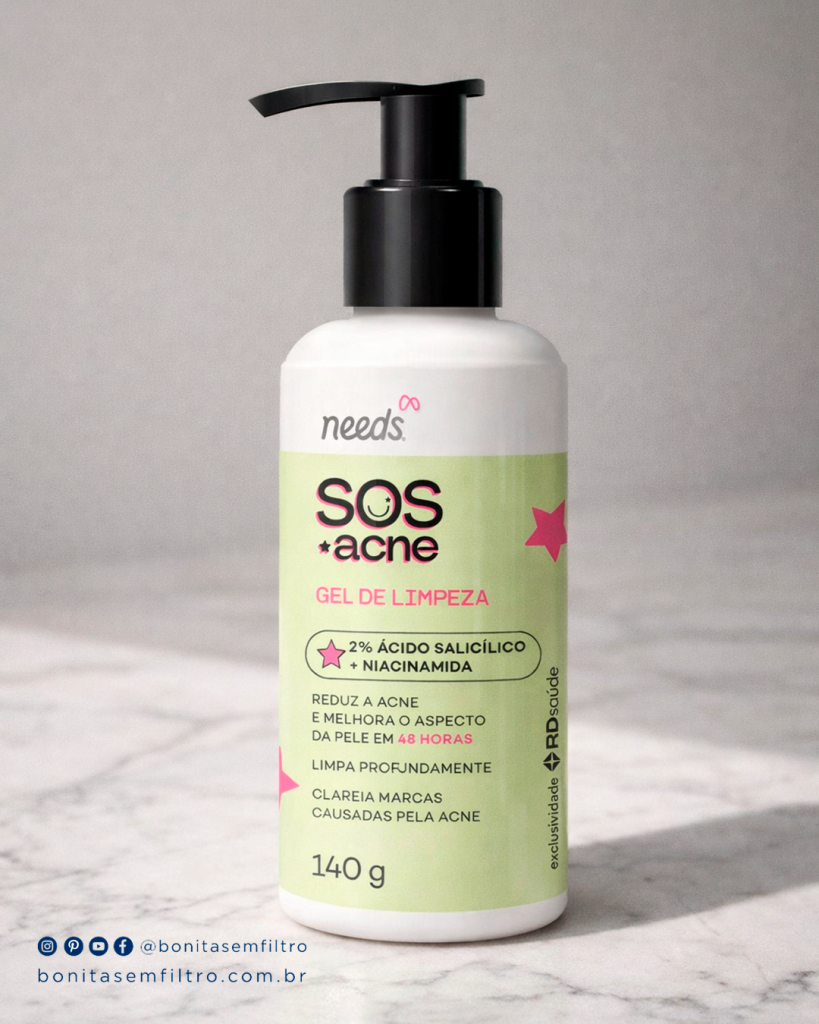 Resenha Gel de Limpeza Facial Needs SOS Acne