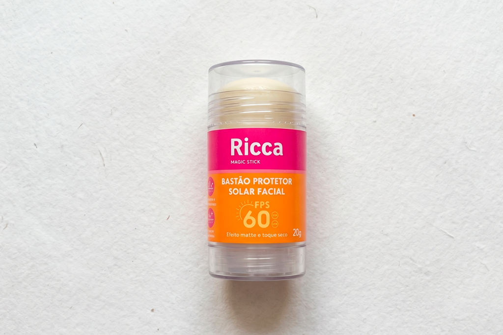 Resenha Bastão Facial Protetor Solar FPS60 Ricca