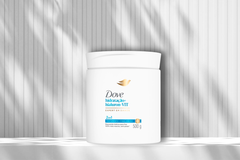 Resenha Máscara Dove 2 Em 1 Hidratação + Hialuron-Vit
