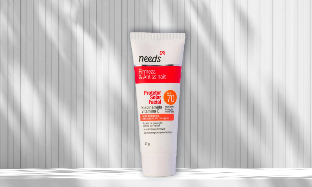 Resenha Protetor Solar Facial Needs Firmeza & Antissinais FPS 70