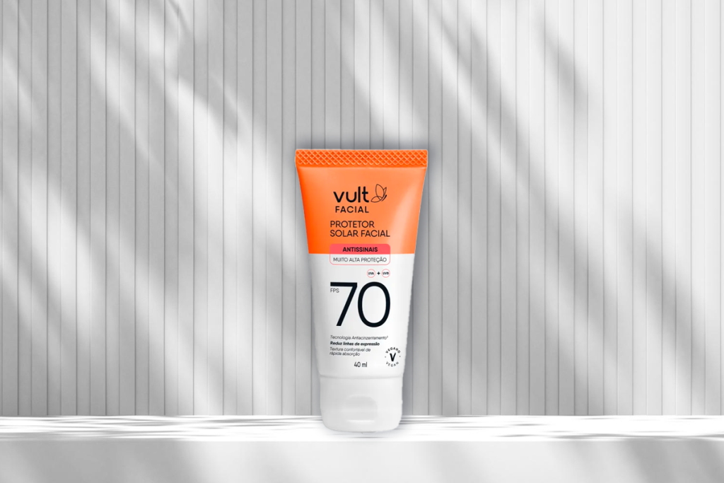 Resenha Protetor Solar Facial Vult Antissinais FPS 70