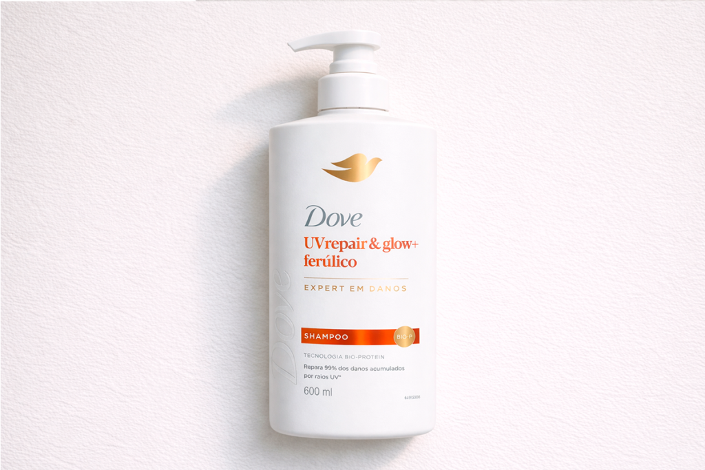 Resenha Shampoo Dove UV Repair & Glow + Ferúlico