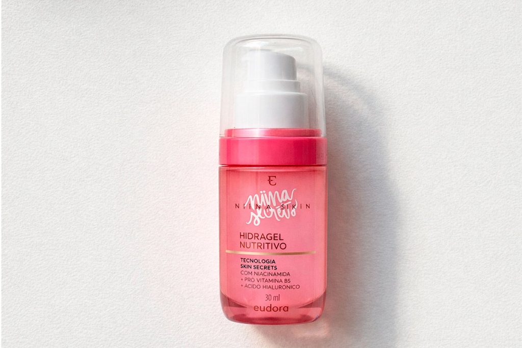 Resenha Hidragel Nutritivo Eudora Niina Secrets Skin