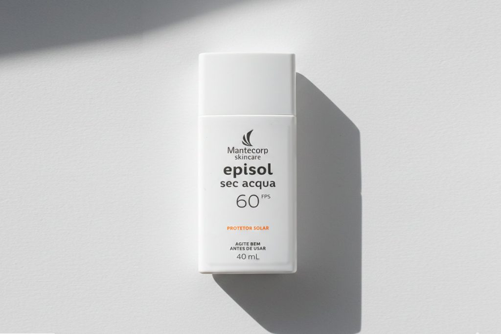 Resenha Protetor Solar Facial sem Cor Mantecorp Episol Sec Acqua FPS60