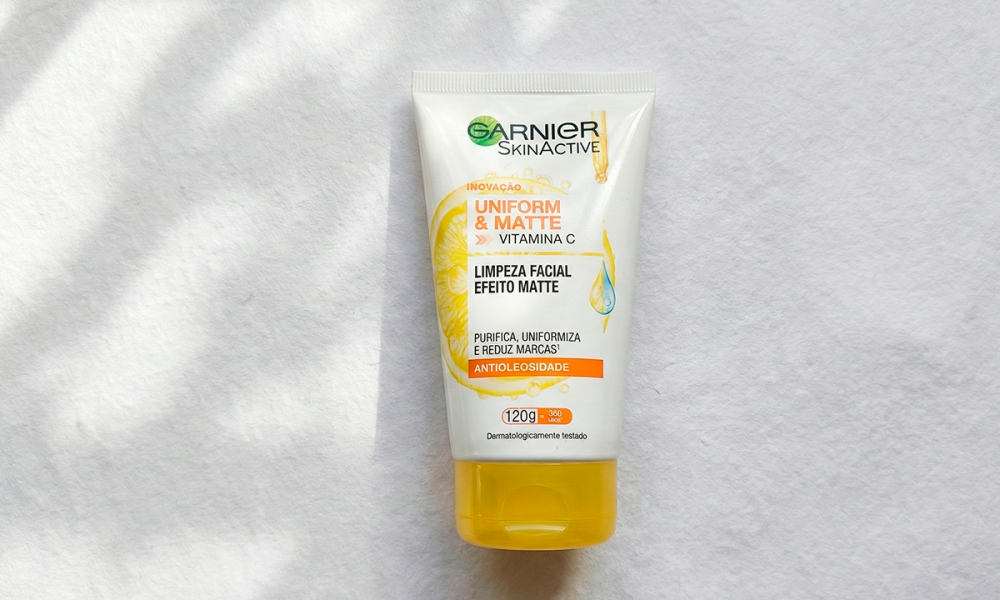 Sabonete Limpeza Facial Vitamina C Antioleosidade Garnier Uniform & Matte