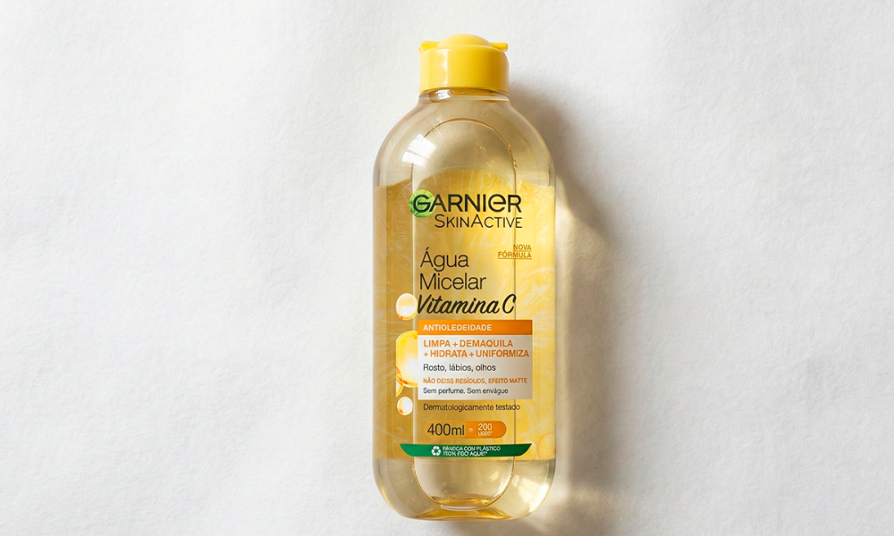 Resenha Água Micelar Garnier SkinActive Vitamina C Antioleosidade