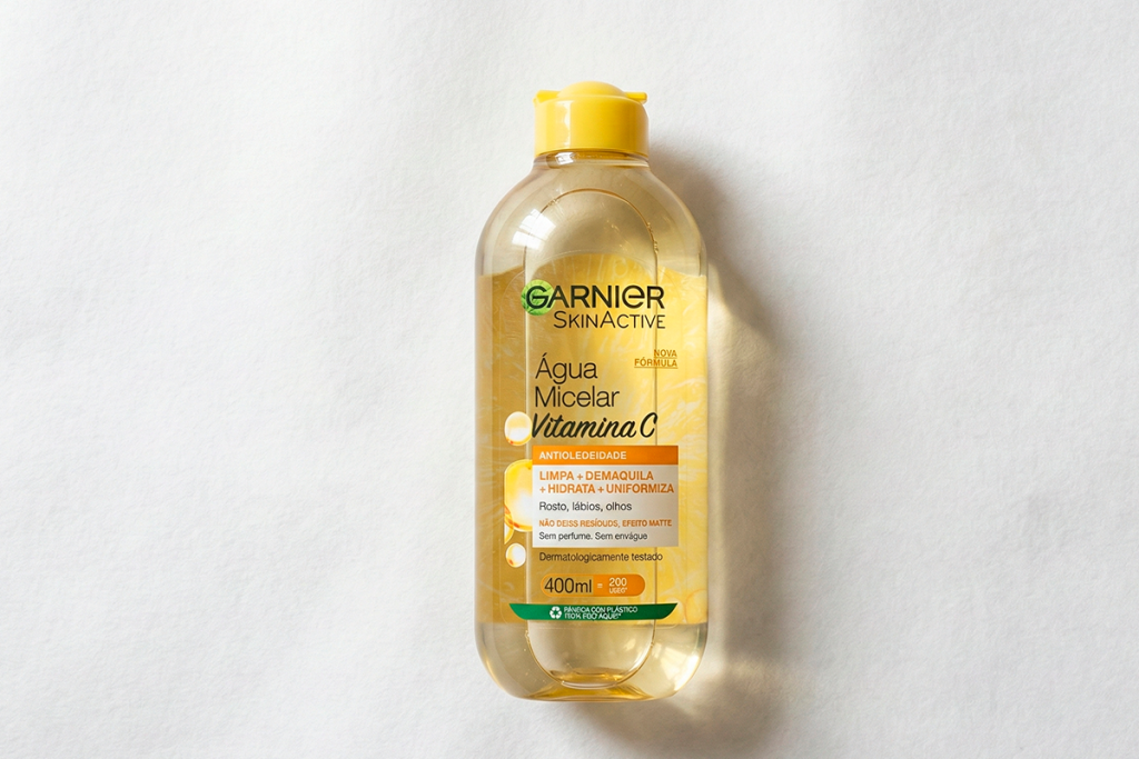 Resenha Água Micelar Garnier SkinActive Vitamina C Antioleosidade