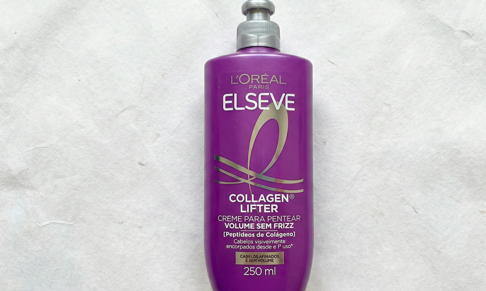 Resenha Creme de Pentear Sem Frizz Elseve Collagen Lifter