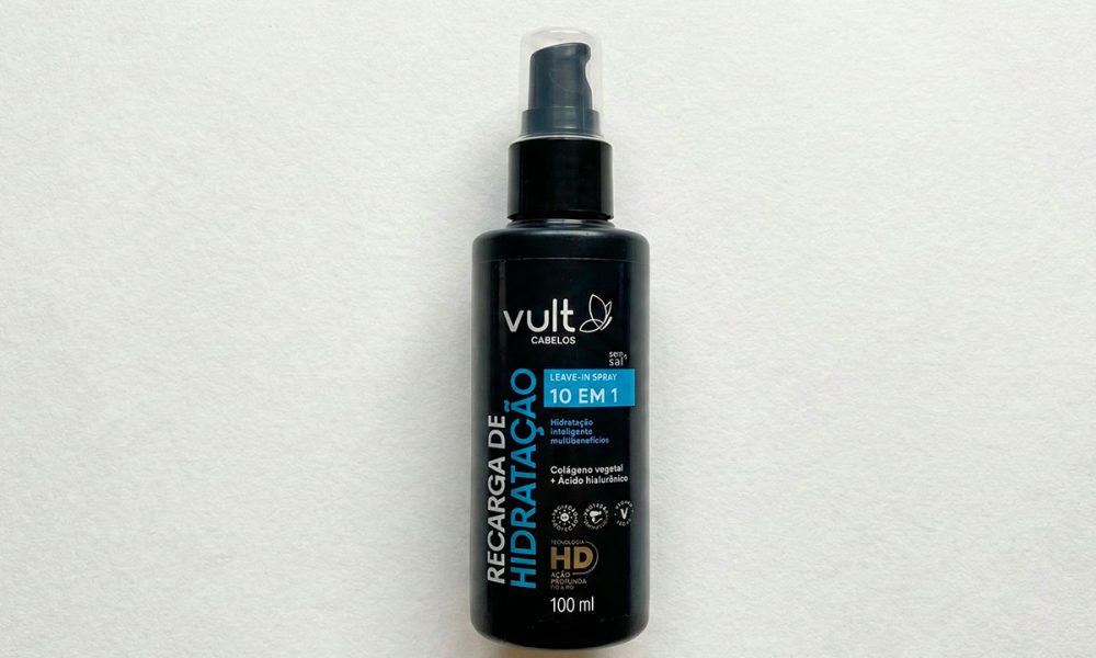 Resenha Leave-In Spray 10 em 1 Vult Cabelos Recarga de Hidratação