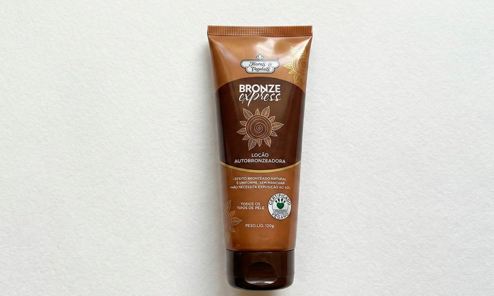 Resenha Loção Autobronzeadora Bronze Express Sem Sol Flores e Vegetais
