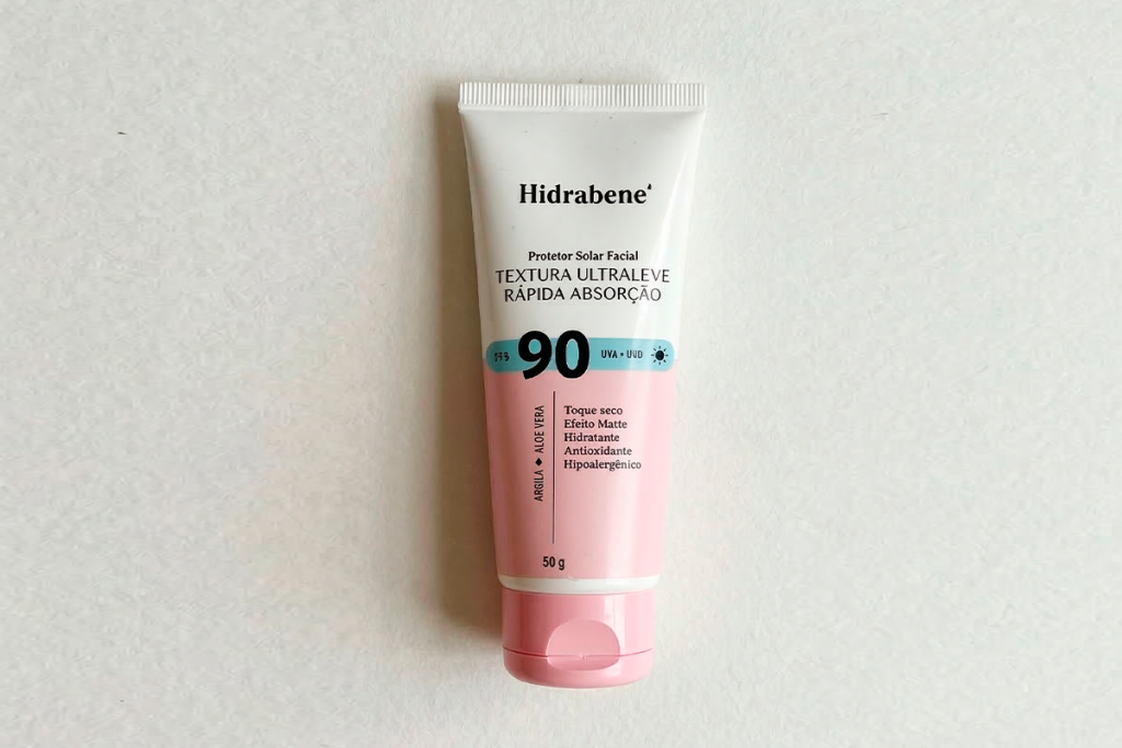 Resenha Protetor Solar Facial FPS 90 Hidrabene
