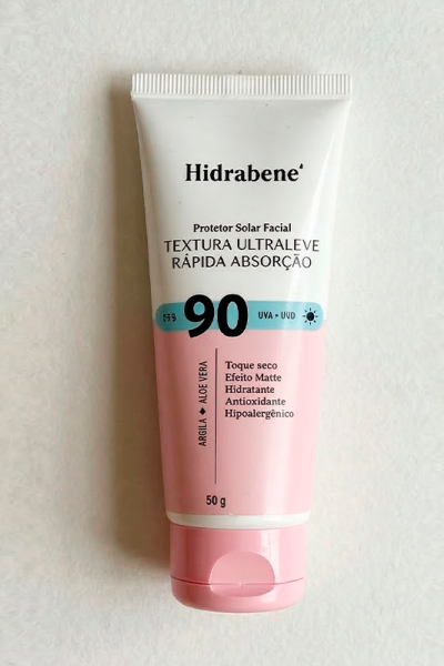 Resenha Protetor Solar Facial FPS 90 Hidrabene