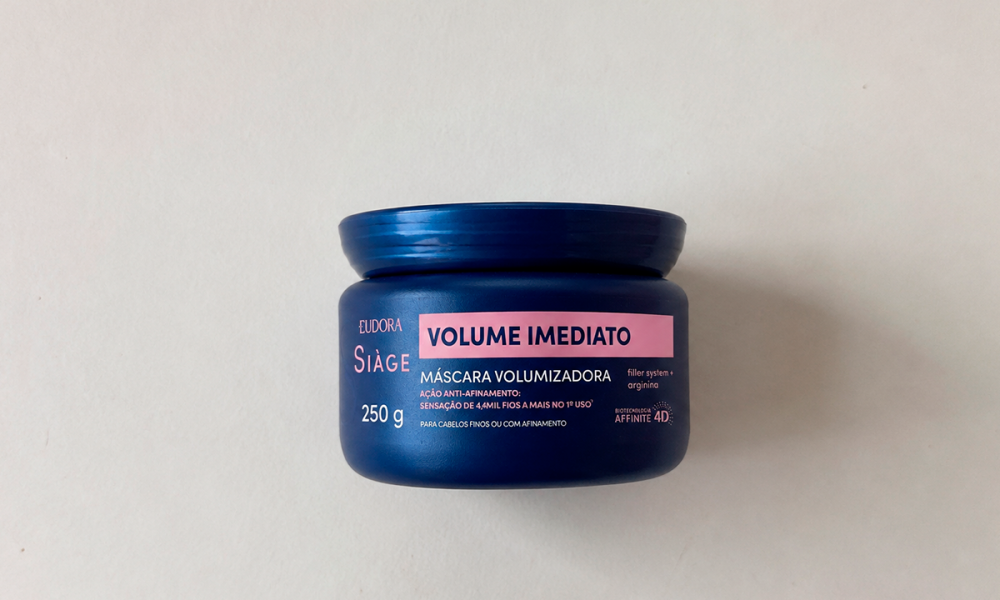 Resenha Máscara Capilar Eudora Siàge Volume Imediato