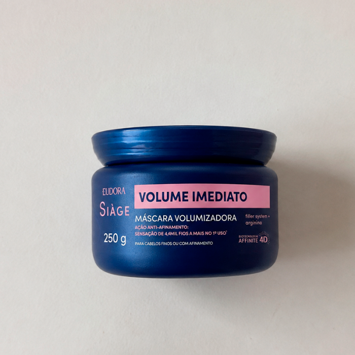 Resenha Máscara Capilar Eudora Siàge Volume Imediato
