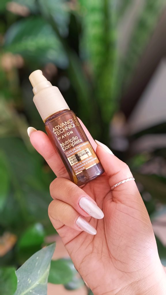 Resenha Óleo de Tratamento Hidratante Avon Advance Techniques Nutrição Completa