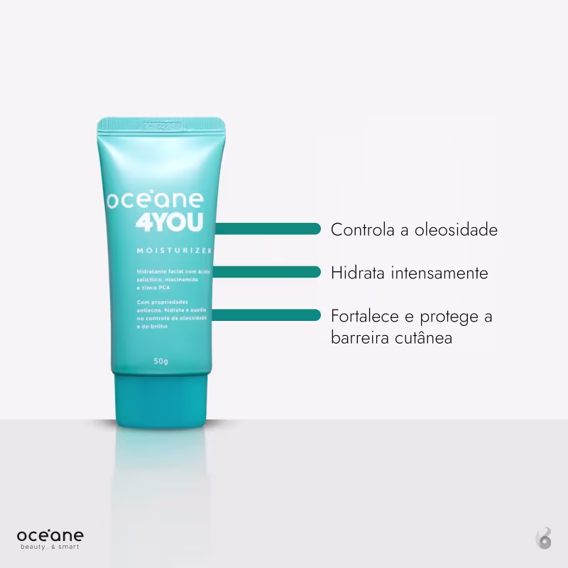 Os benefícios do Hidratante Facial Océane 4You Moisturizer